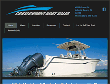 Tablet Screenshot of jaxboating.com